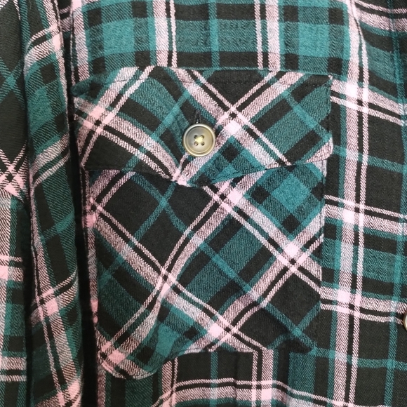 Torrid Flannel Gauze Oversized Shacket Size 3X - Picture 4 of 7